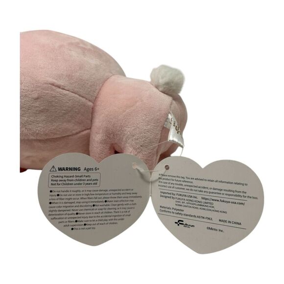 Sugar Cubs Pink Latte Heart Mini Plush 7” Sugar Cubs Round 1 Minto NWT - Picture 9 of 14